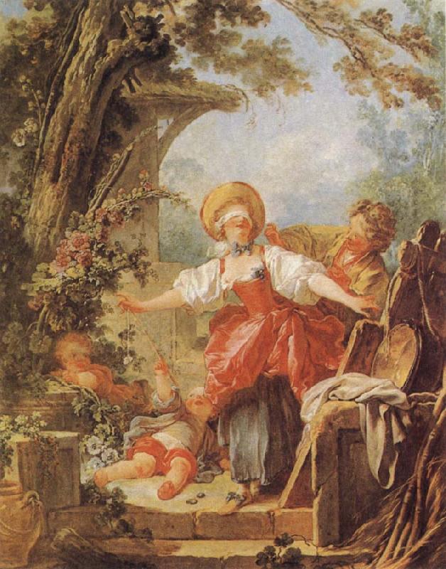 Jean Honore Fragonard Blind Man's Buff oil painting picture